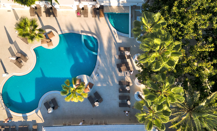 savk hotel pool view turkey