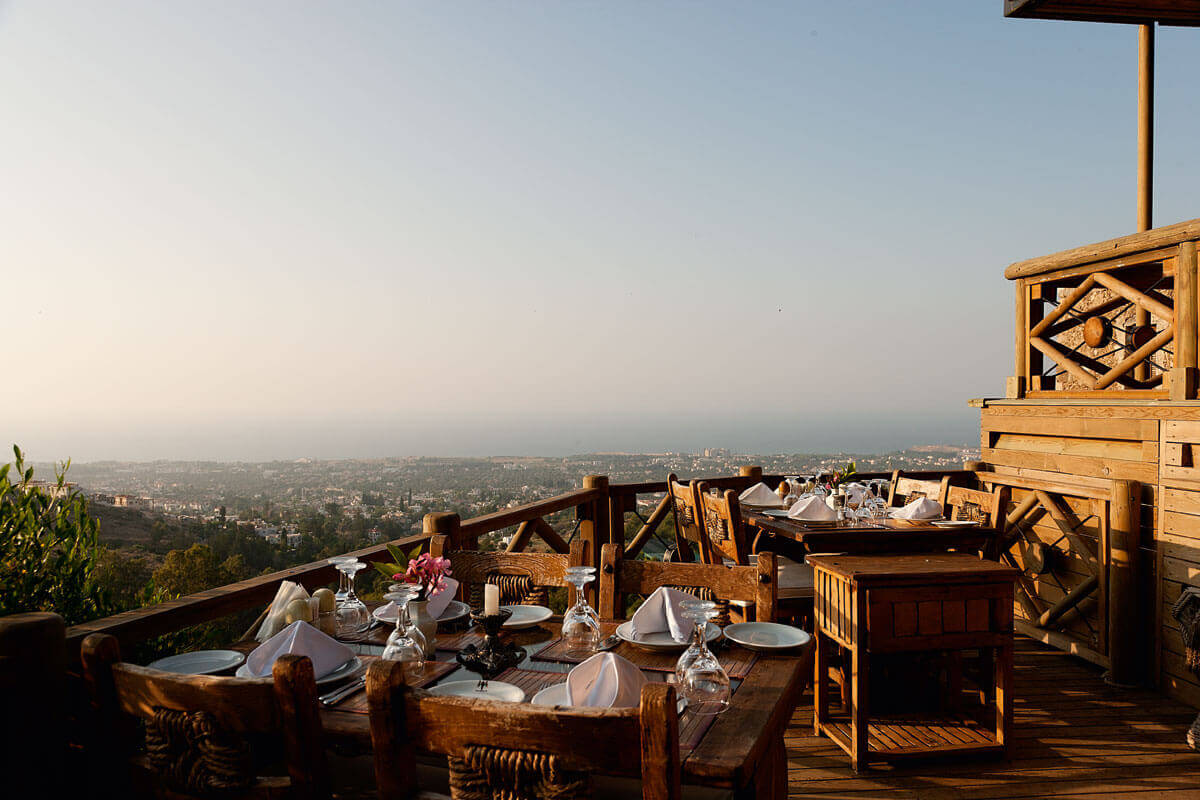 Fine dining with beautiful views, Bellapais